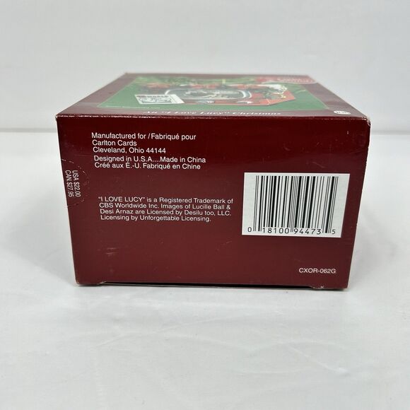 Carlton Cards AN I LOVE LUCY CHRISTMAS Heirloom Ornament Collection Light Sound - Picture 15 of 16